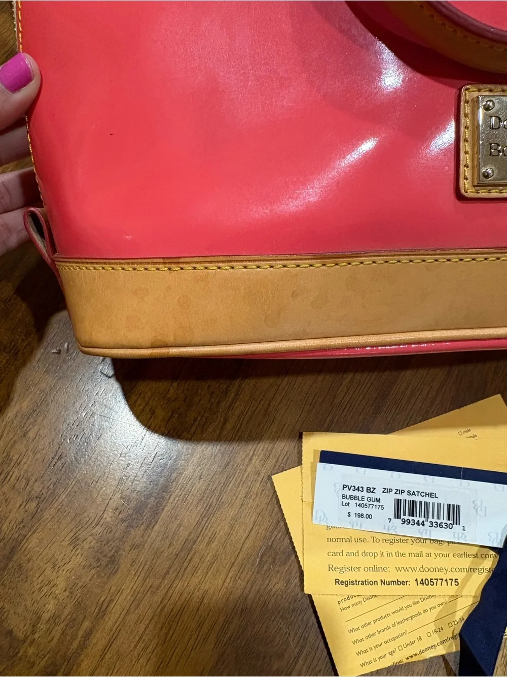 Dooney & Burke Zip Zip Satchel